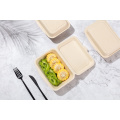 Factory Supply Natürliche umweltfreundliche Bagasse Take Away Food Container Carryout Meal Boxes